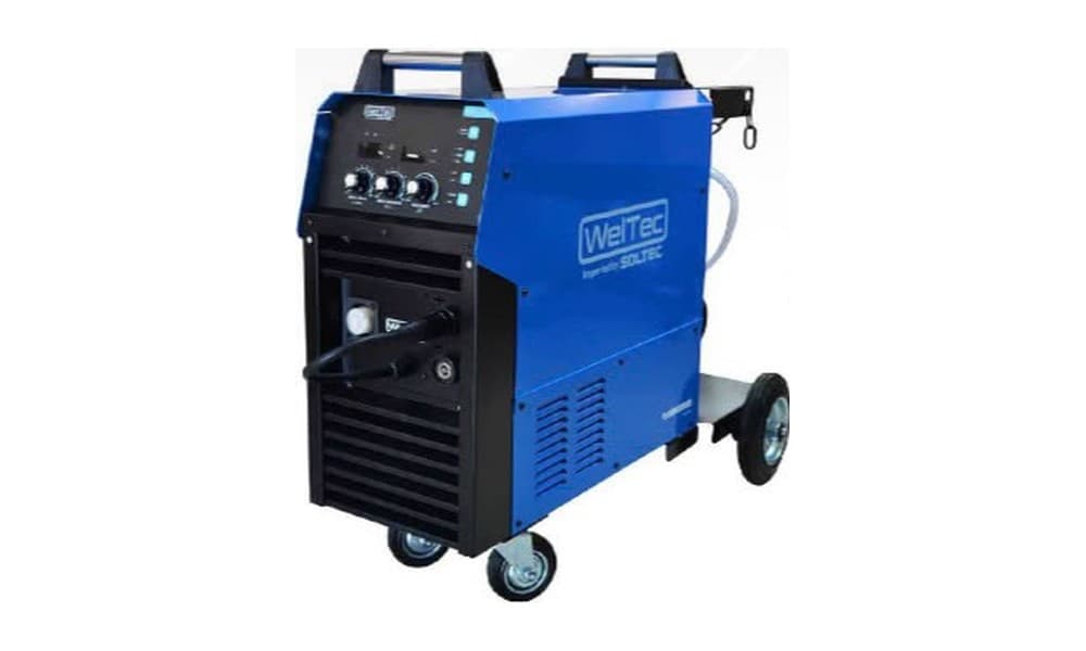 Máquina de soldar MIG WelTec WTC-350 CTP sobre carro