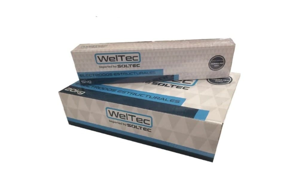 Cajas de electrodos estructurales WelTec de 5 y 20 kilos